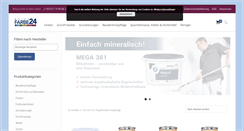 Desktop Screenshot of meinefarbe24.de